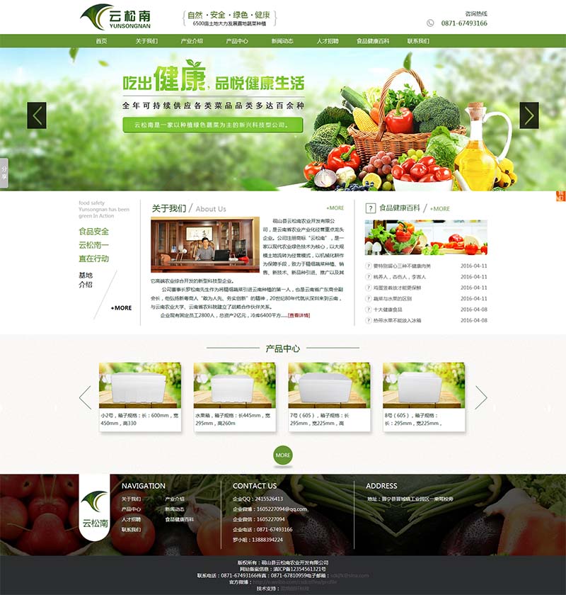 昆明网站建设首页截图