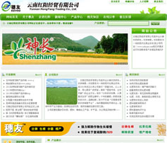 展示型网站案例:云南红阳经贸有限公司