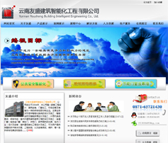 展示型网站案例:云南友盛建筑智能化工程有限公司