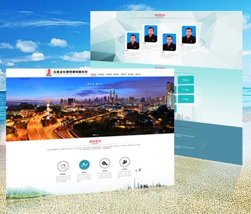 创意型网站案例:云南金杉律师事务所